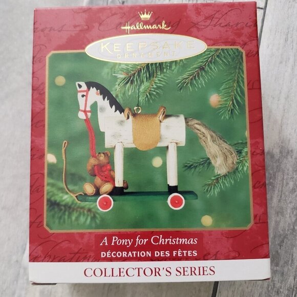 NWT - 2000 A Pony For Christmas #3 - Hallmark Keepsake Ornament - Picture 1 of 1